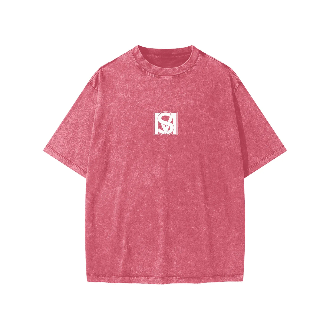 SM Snow Washed Kids T-shirt pink front