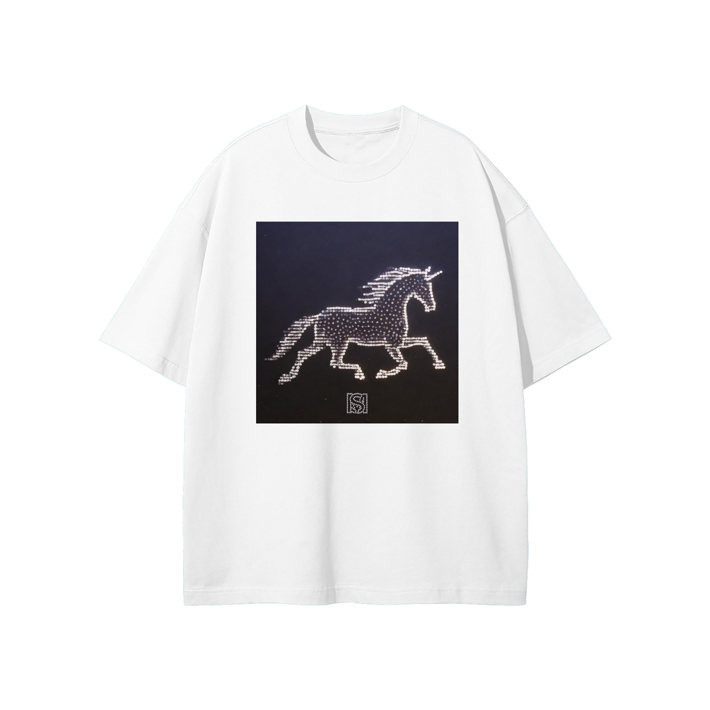 SM Celestial Charge T-shirt white front