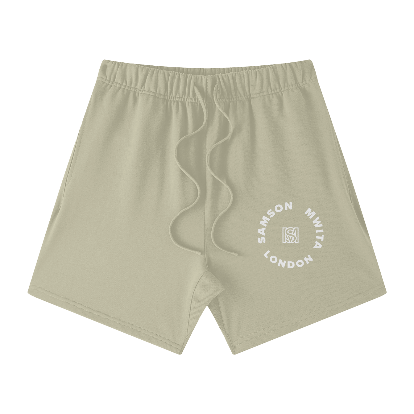 SM London Shorts grey apricot front