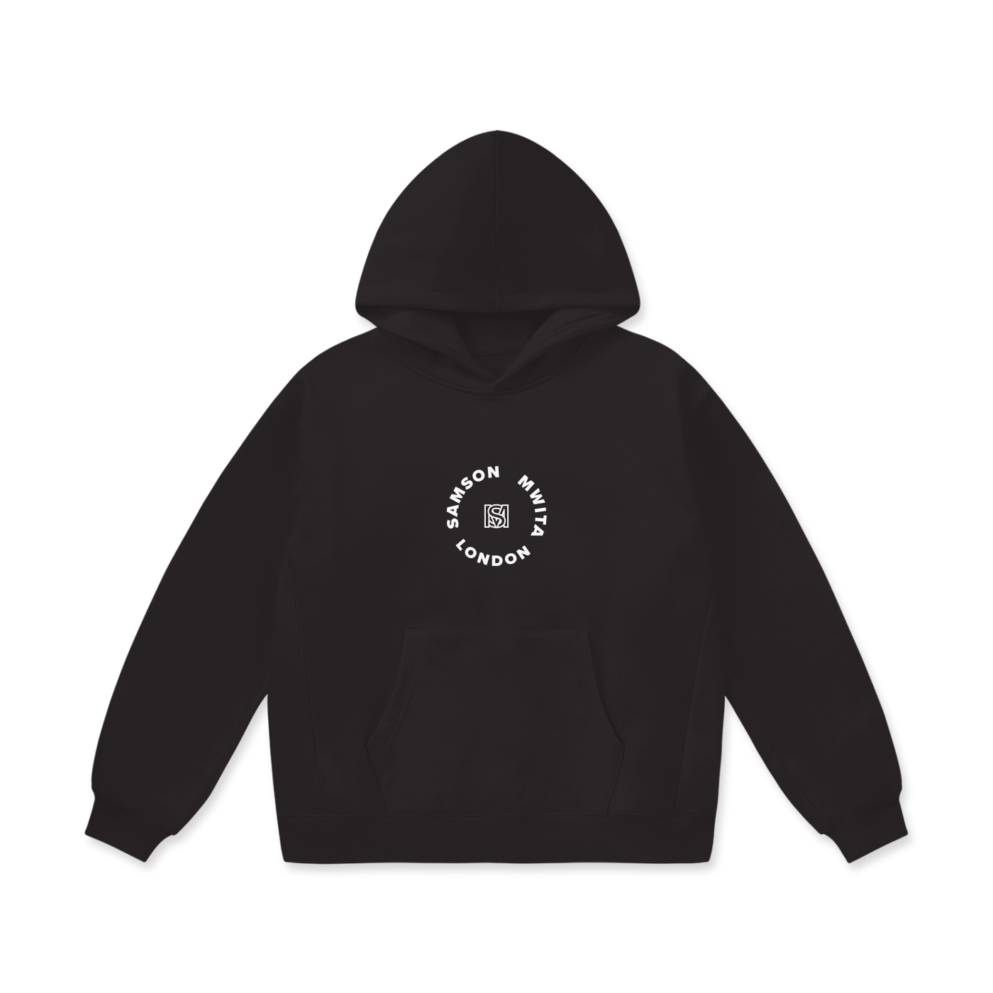 SM London Hoodie black front