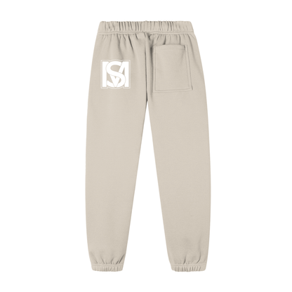 SM Jogger Sweatpants oat grey back