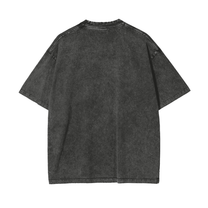 SM Acid Wash T-Shirt dark grey back