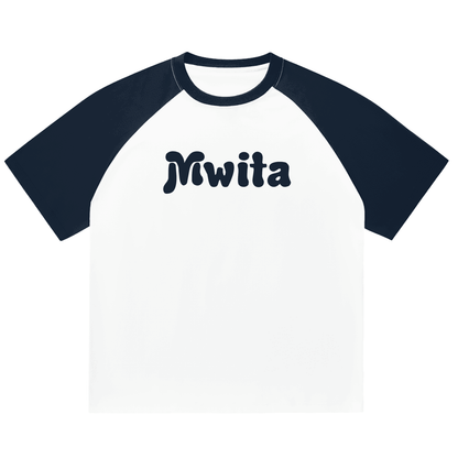 SM Retro Raglan T-shirt Navy front