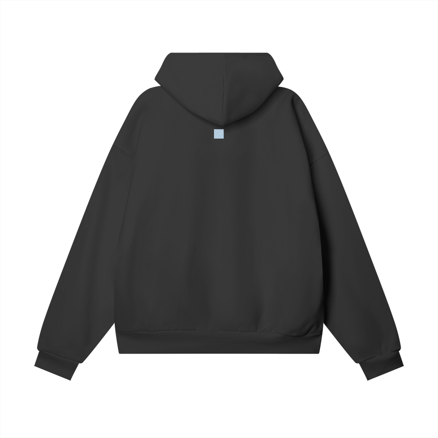 SM Baroque Bloom Hoodie black back