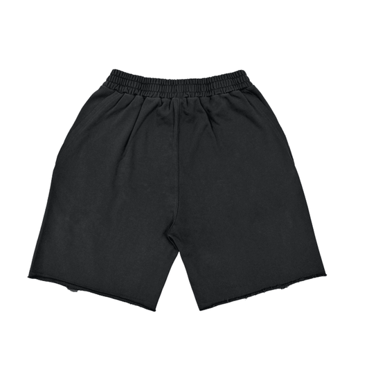 SM Vintage Washed Shorts black back