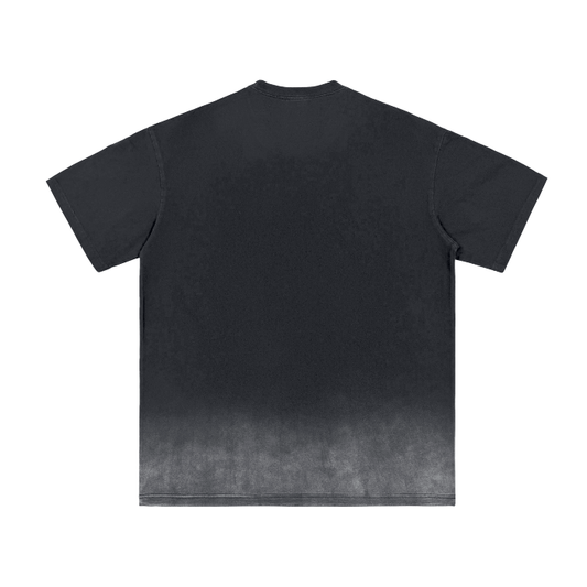 SM Vintage Washed Gradient T-Shirt black back