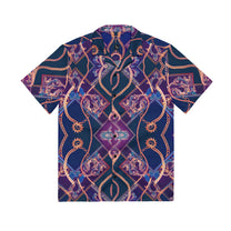 SM Gilded Waves Shorts violet front