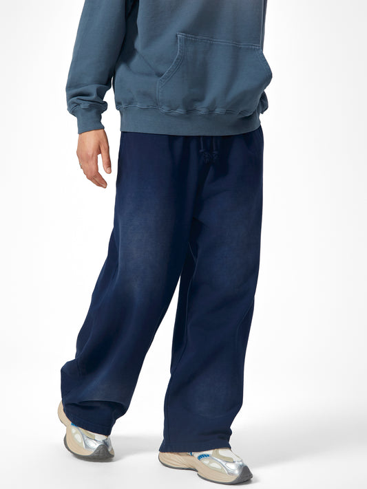 model wearing SM Monkey Wash Sweatpants front