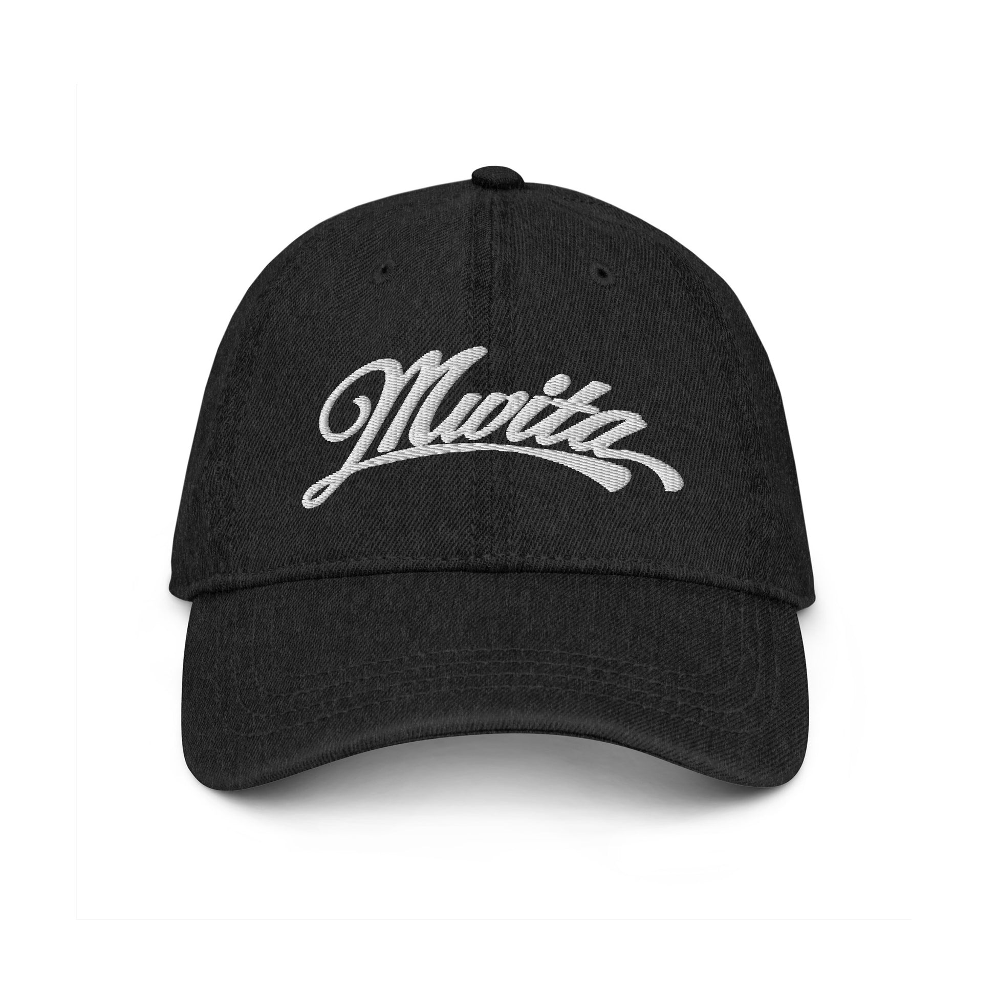 SM Retro Denim Cap slate black front