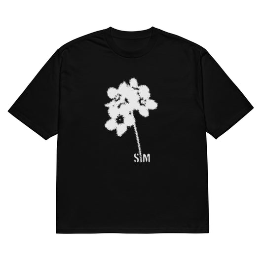 SM Floral T-shirt front black