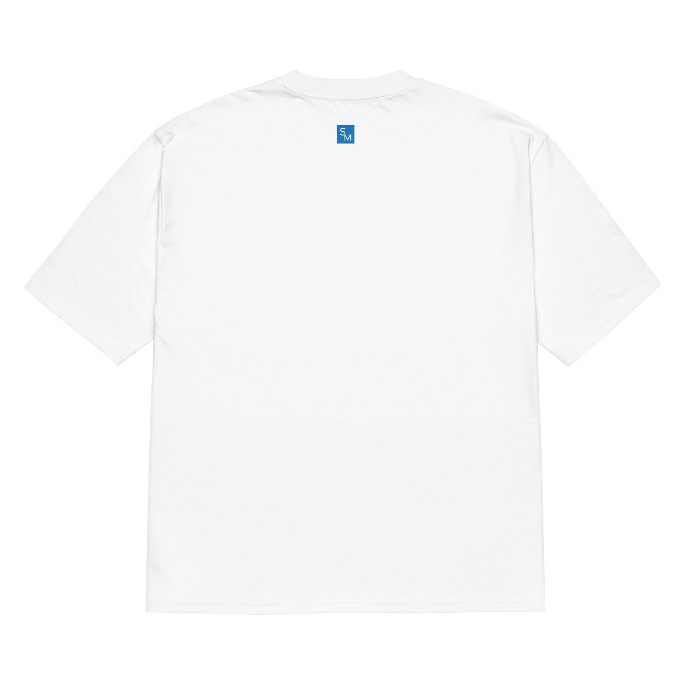 SM Script T-shirt blue back