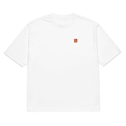 SM Sig. Oversized T-shirt white front