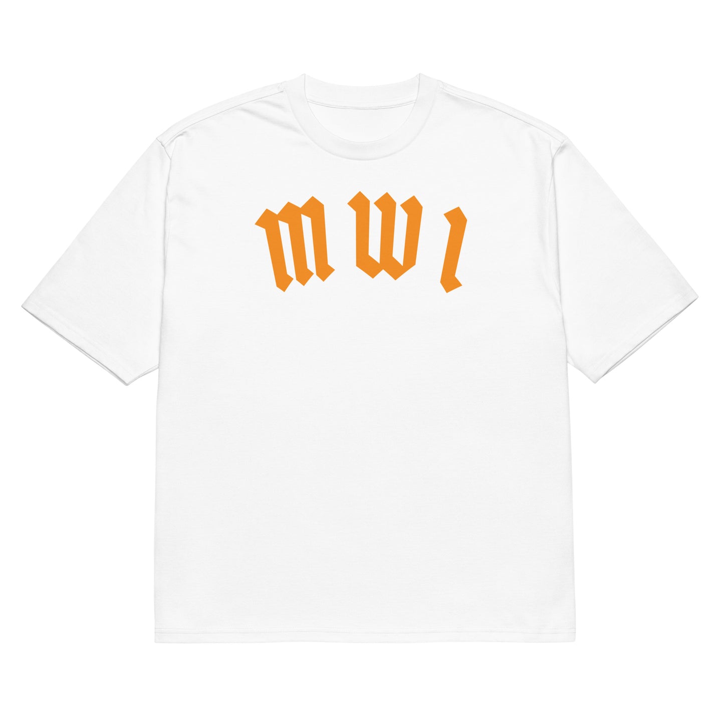 SM Script T-shirt orange front