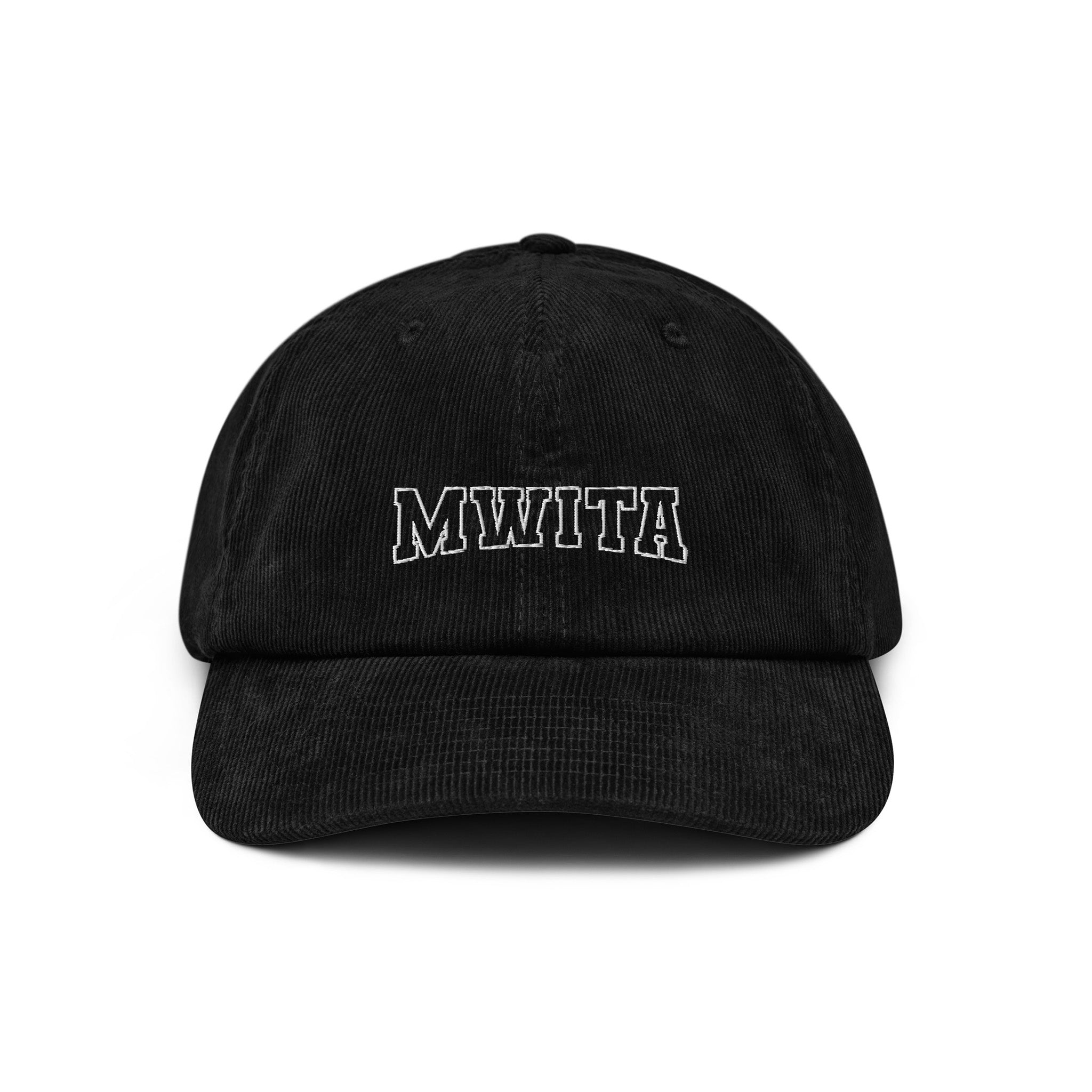 SM Corduroy Cap black front