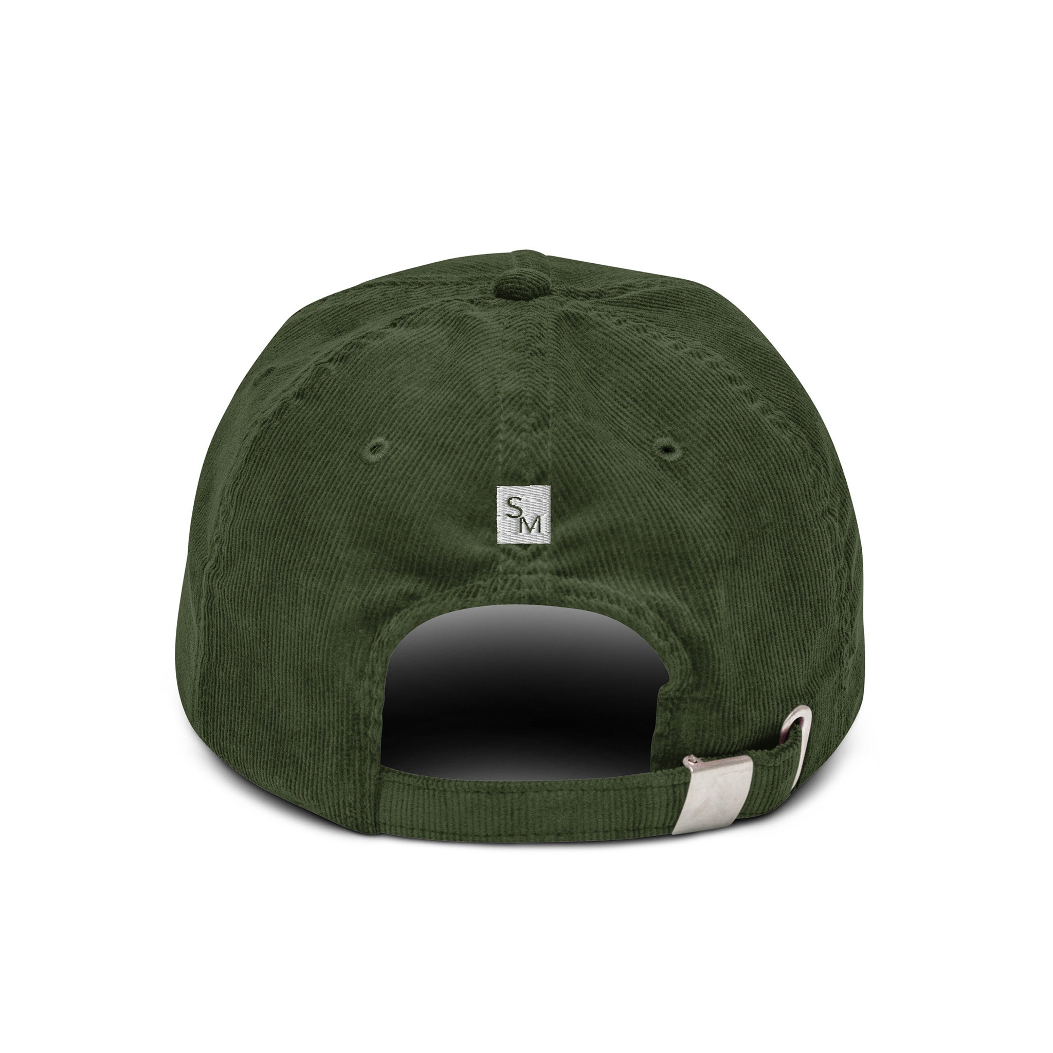SM Corduroy Cap dark olive back