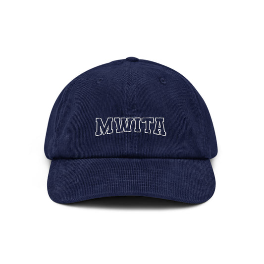 SM Corduroy Cap navy front