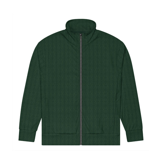 SM Jacquard Track Jacket green front