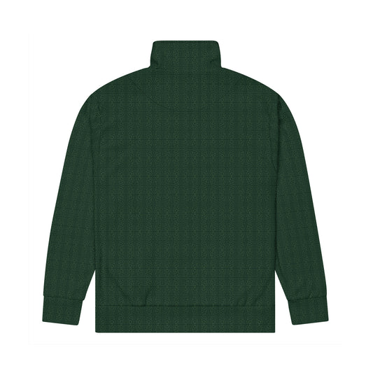 SM Jacquard Track Jacket green back