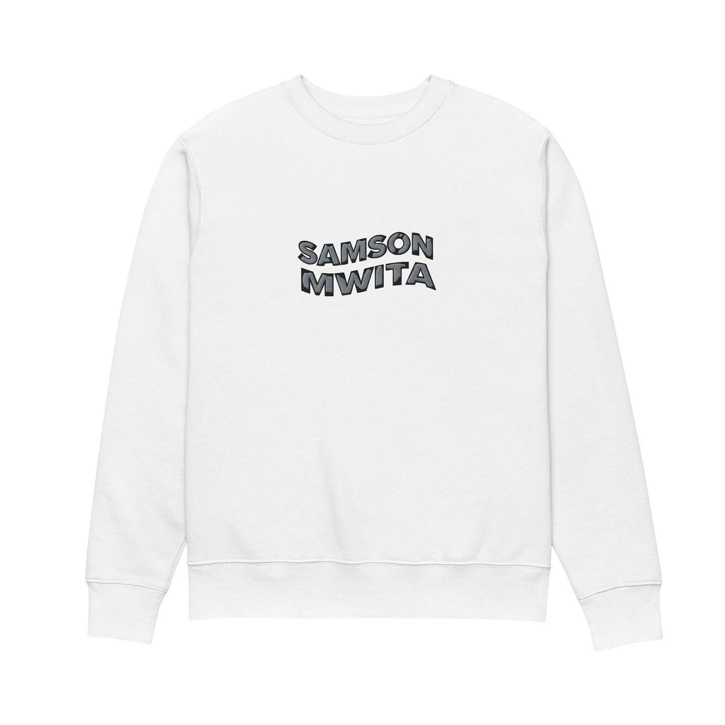 SM Logo Sweatshirt white front