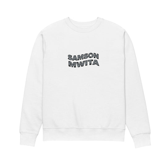 SM Logo Sweatshirt white front