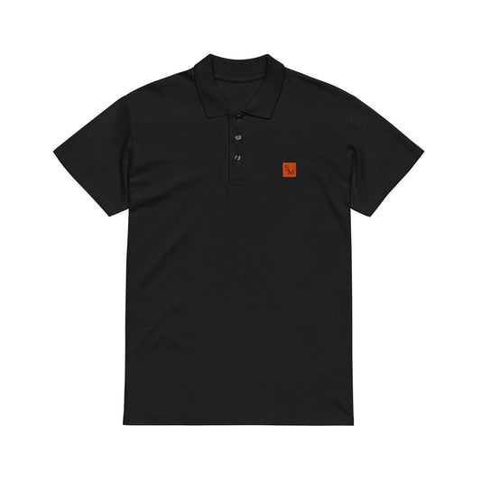 SM Sig. Polo T-shirt black front