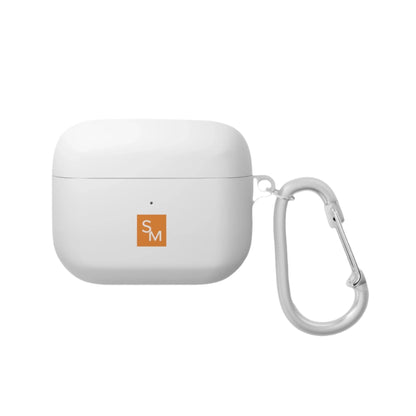 White SM AirPod Pro Case Front