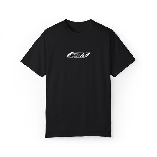 Black SM Emblem T-shirt front