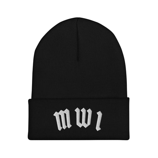 SM Script Beanie black