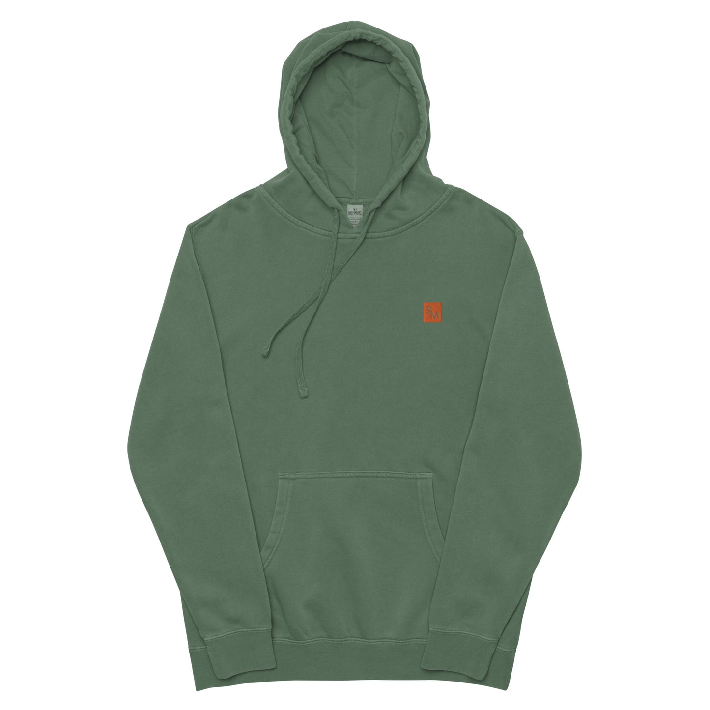 SM Hoodie Pigment Alpine Green Front