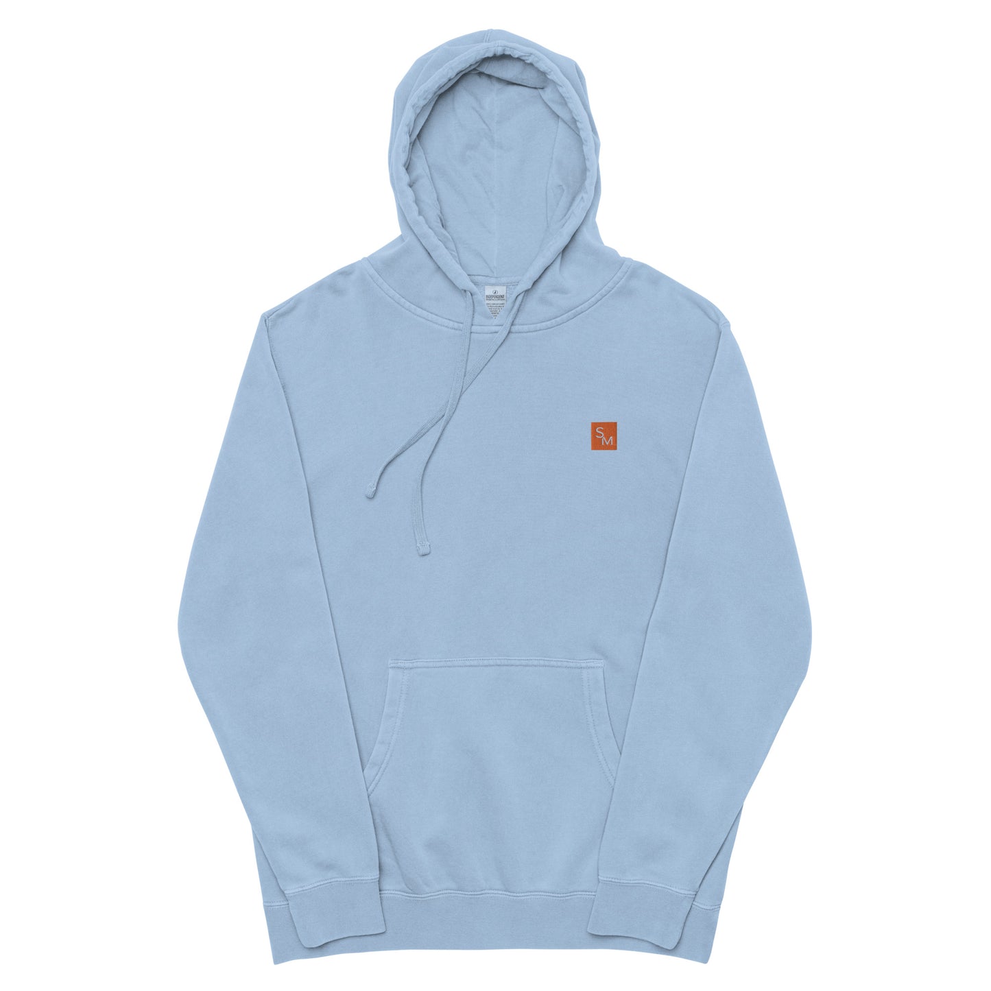 SM Hoodie Pigment Light Blue front