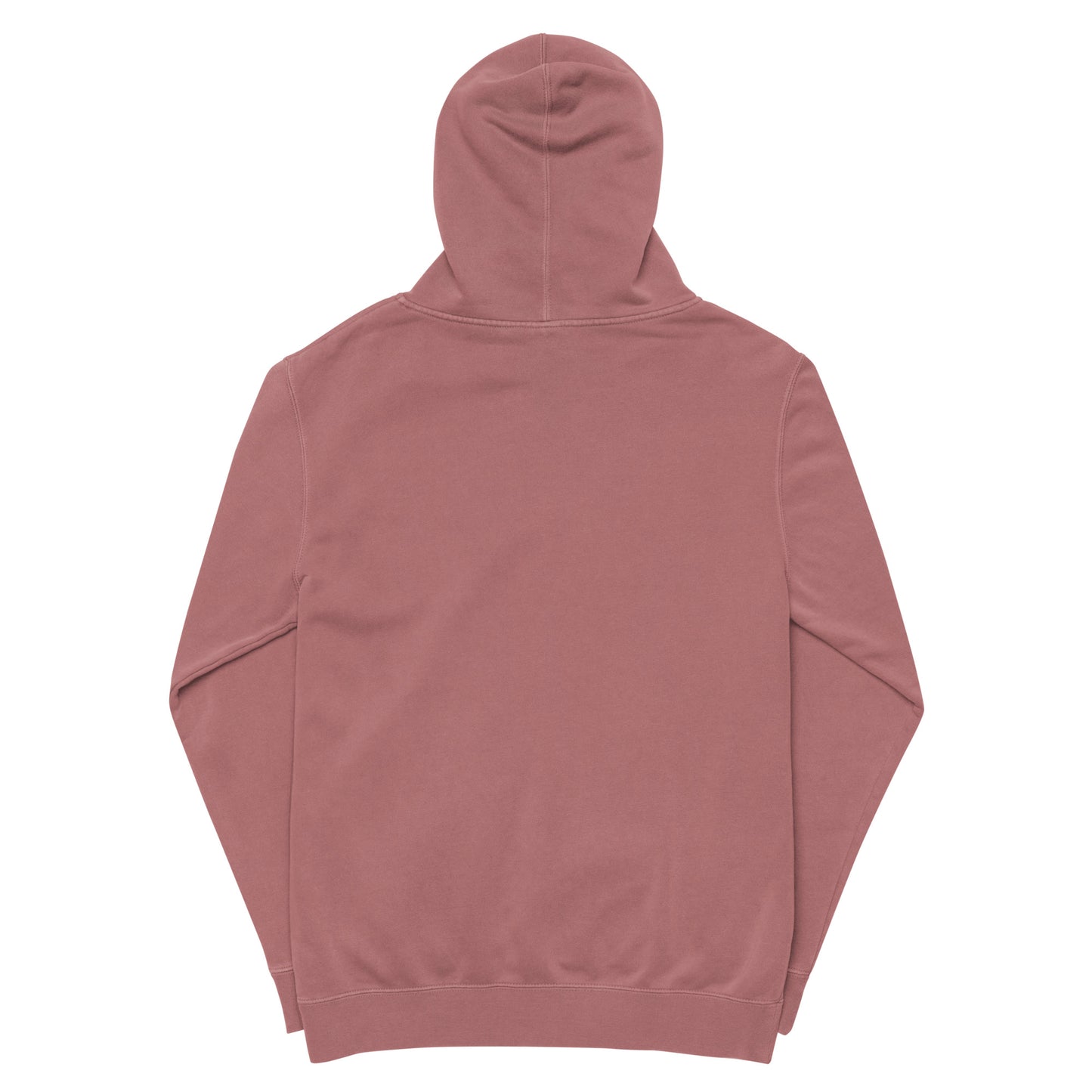 SM Hoodie Pigment Maroon back