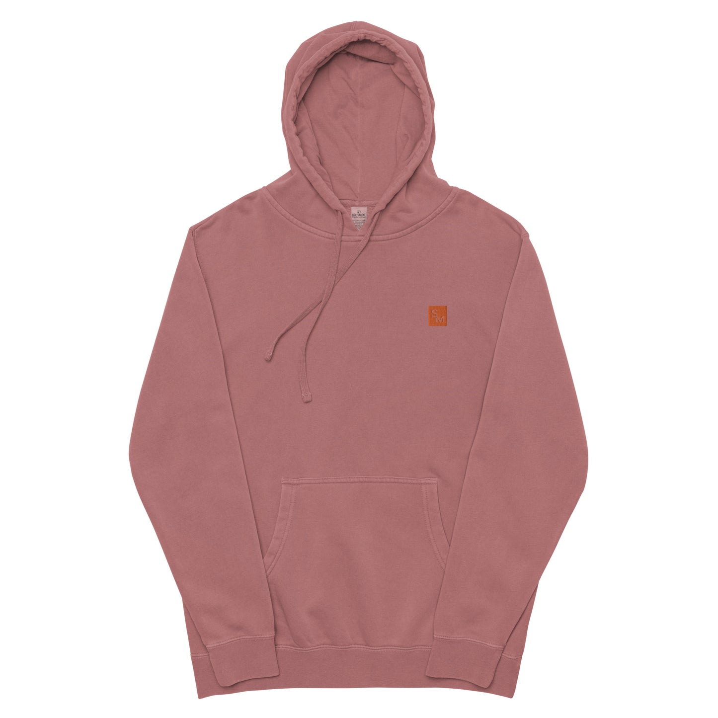 SM Hoodie Pigment Maroon front