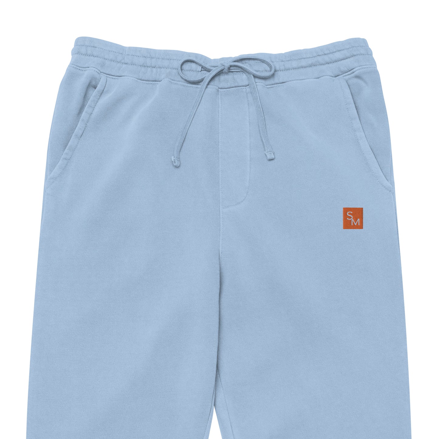 SM Sweatpants Pigment Light Blue close up